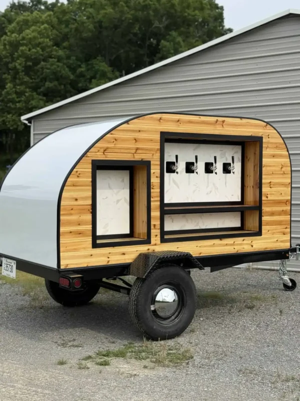 Teardrop – Gloss White + Cedar - Image 8
