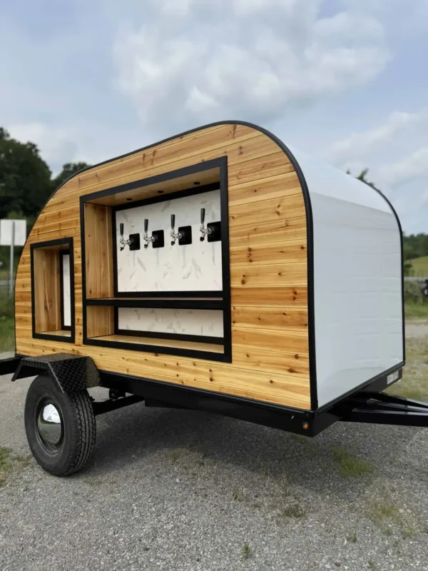 Teardrop – Gloss White + Cedar - Image 5