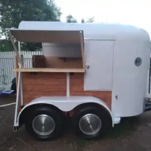 White and Chesnutt Brown Mobile Bar